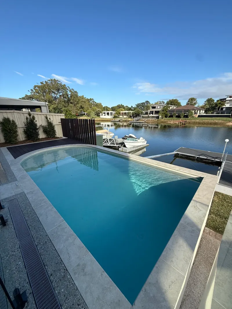 Pool built by Flotech Pools for Ivanka K.
