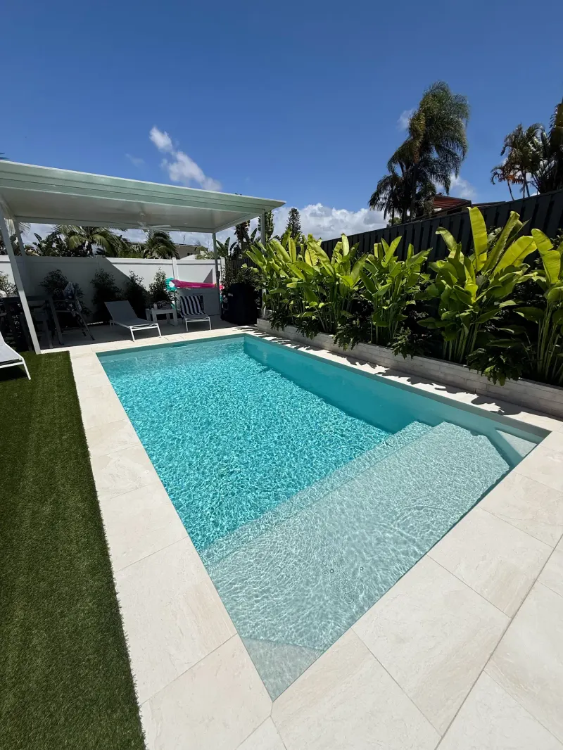 Pool built by Flotech Pools for Jason G.